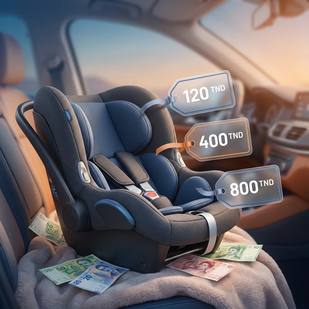 Prix siège auto Tunisie : guide complet 2026